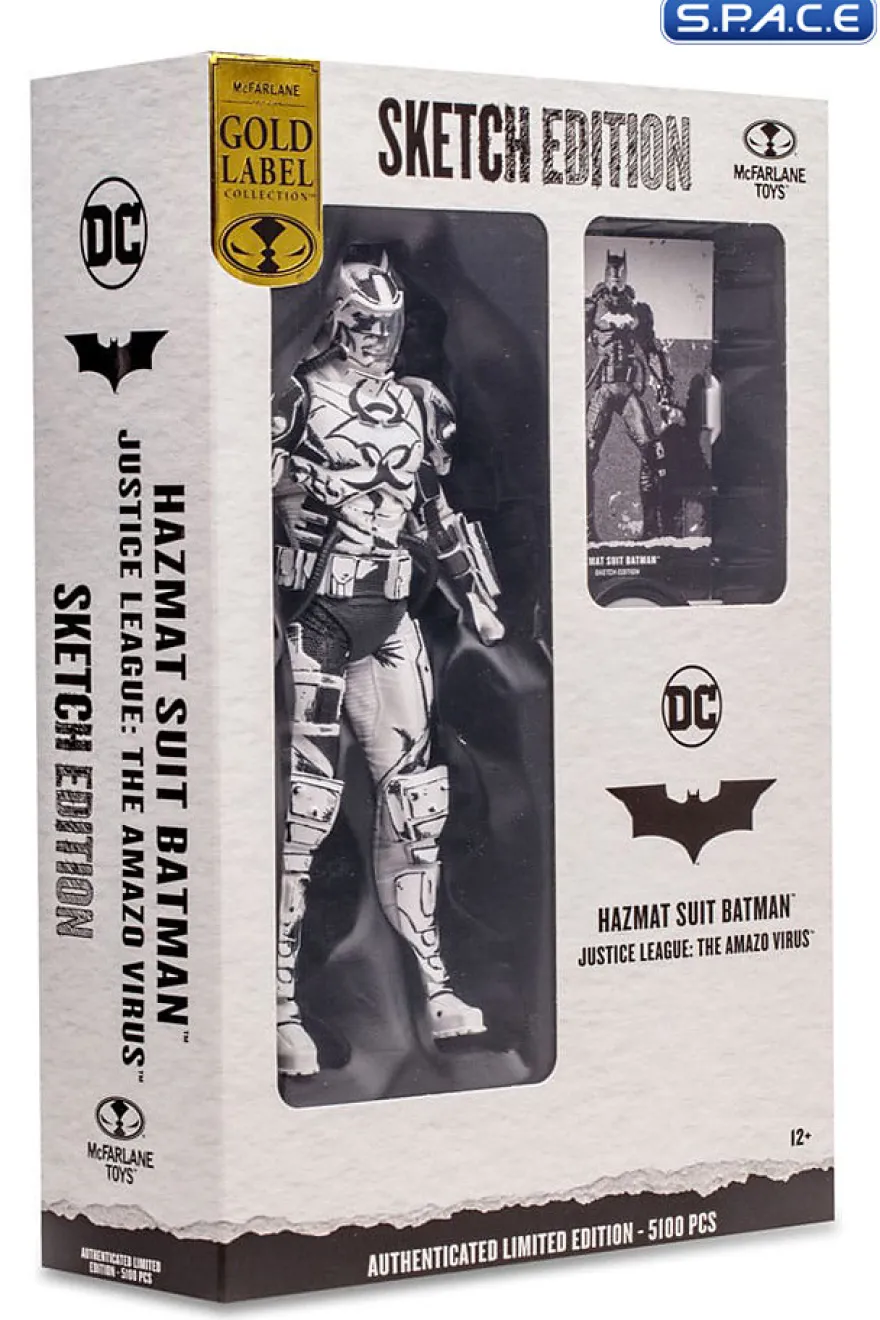Hazmat Suit Batman from Justice League: The Amazo Virus Black Label Collection