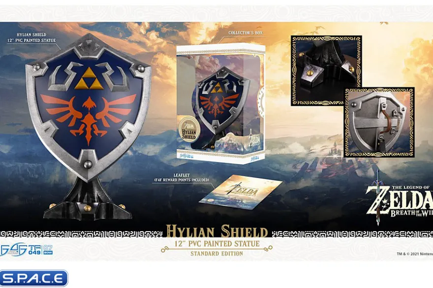 Hylian Shield PVC Statue