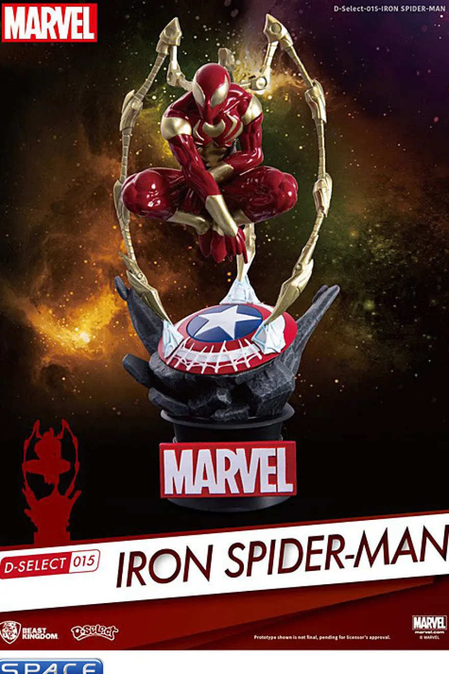 Iron Spider-Man Diorama Stage 015