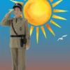 Jean Lefebvre as Lucien Fougasse PVC Statue