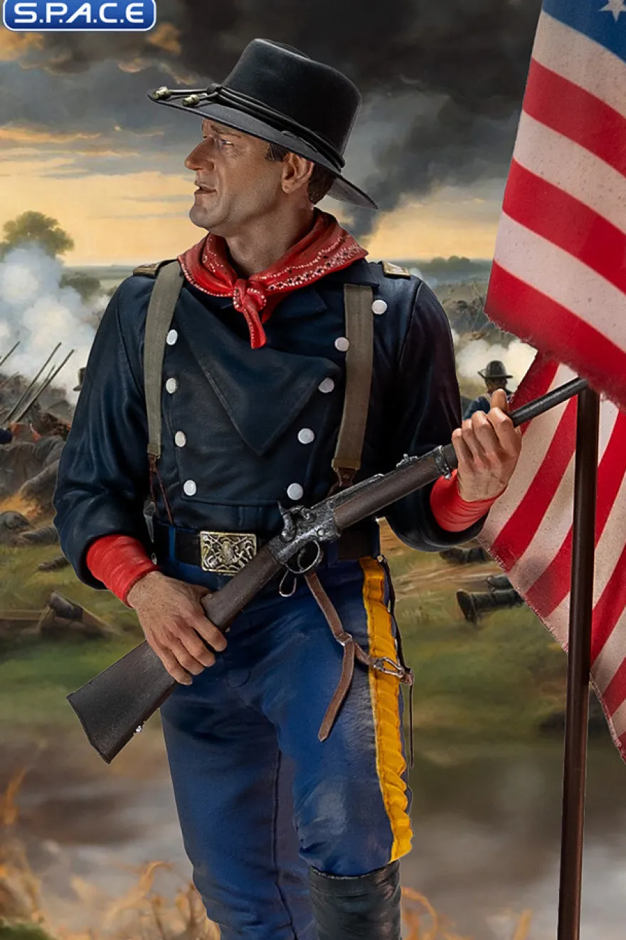 John Wayne as Col. John Marlowe »Civil War 1863« Statue