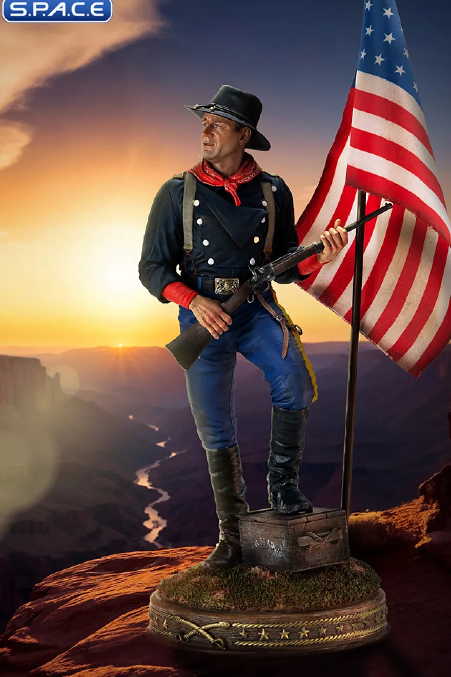 John Wayne as Col. John Marlowe »Civil War 1863« Statue
