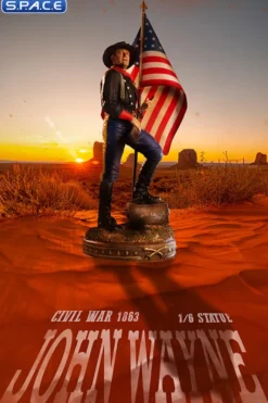 John Wayne as Col. John Marlowe »Civil War 1863« Statue