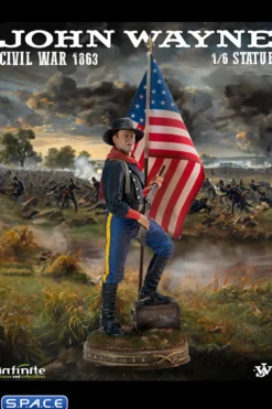 John Wayne as Col. John Marlowe »Civil War 1863« Statue