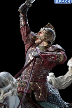 King Theoden on Snowmane Statue