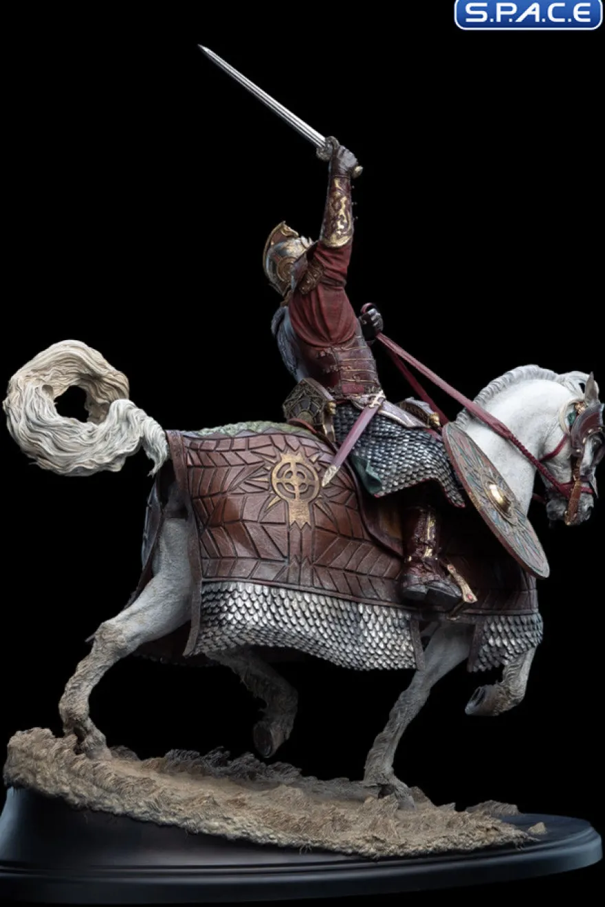 King Theoden on Snowmane Statue