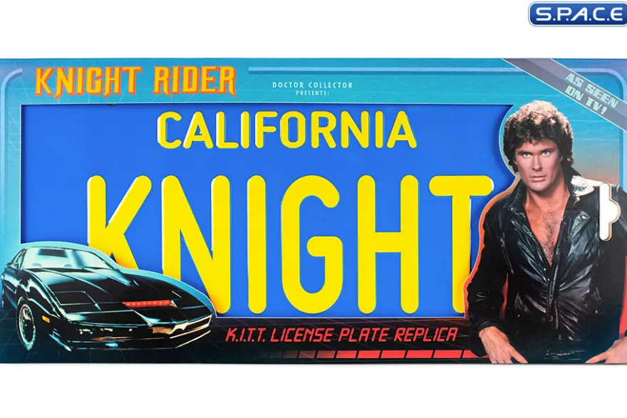 1:1 K.I.T.T. License Plate Life-Size Replica