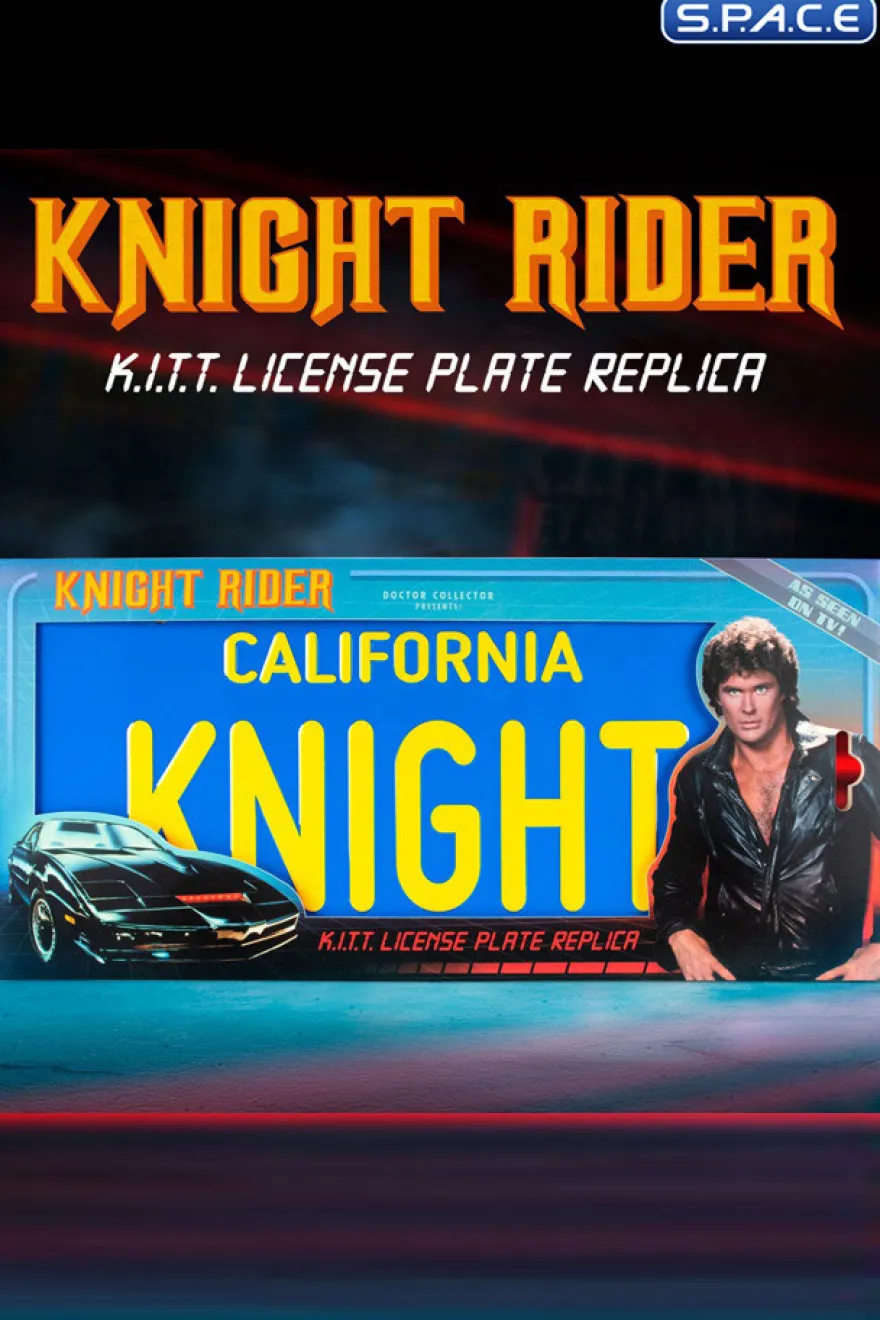 1:1 K.I.T.T. License Plate Life-Size Replica