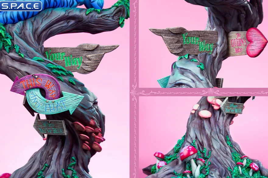 Lady Cheshire Cat Deluxe Statue
