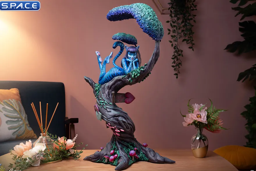 Lady Cheshire Cat Deluxe Statue
