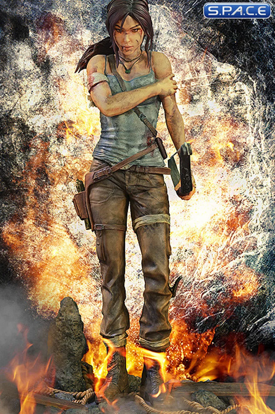 Lara Croft Survivor Statue