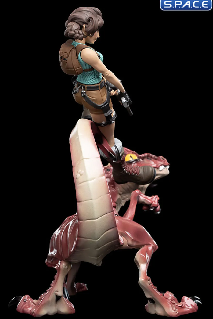 Lara vs. Raptor Mini Epics Vinyl Figure