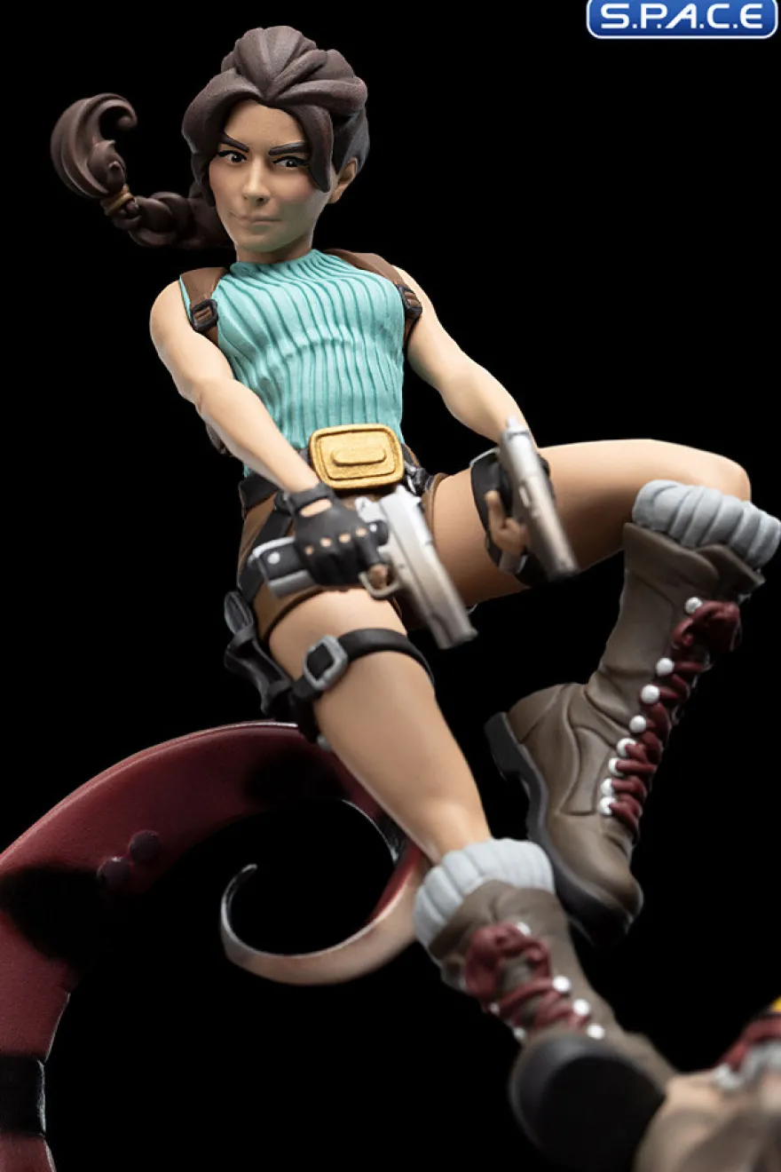 Lara vs. Raptor Mini Epics Vinyl Figure