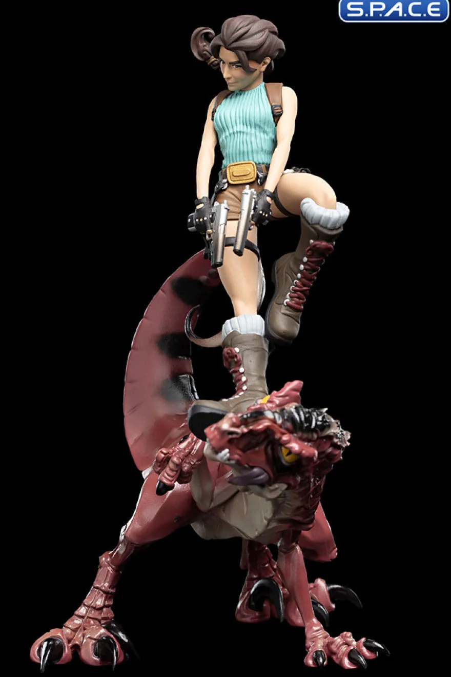 Lara vs. Raptor Mini Epics Vinyl Figure