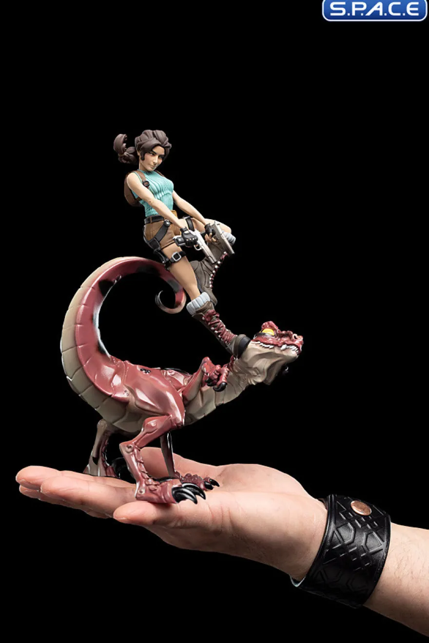 Lara vs. Raptor Mini Epics Vinyl Figure