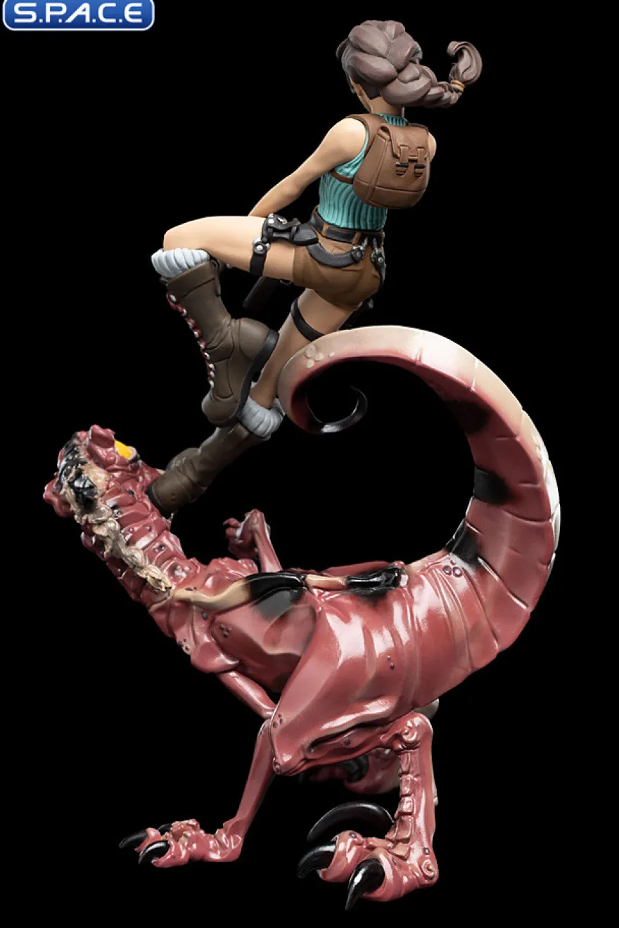 Lara vs. Raptor Mini Epics Vinyl Figure