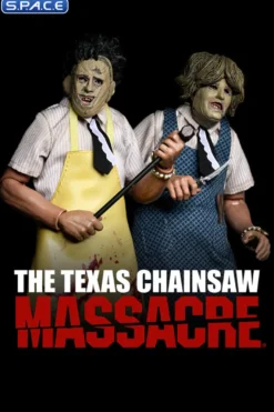 Leatherface with Old Lady Mask Figural Doll
