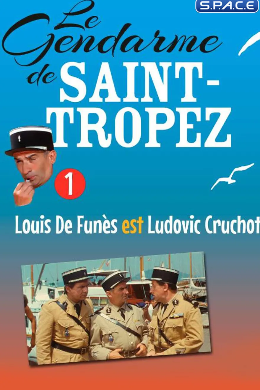 Louis De Funes as Ludovic Cruchot PVC Statue - Version 1