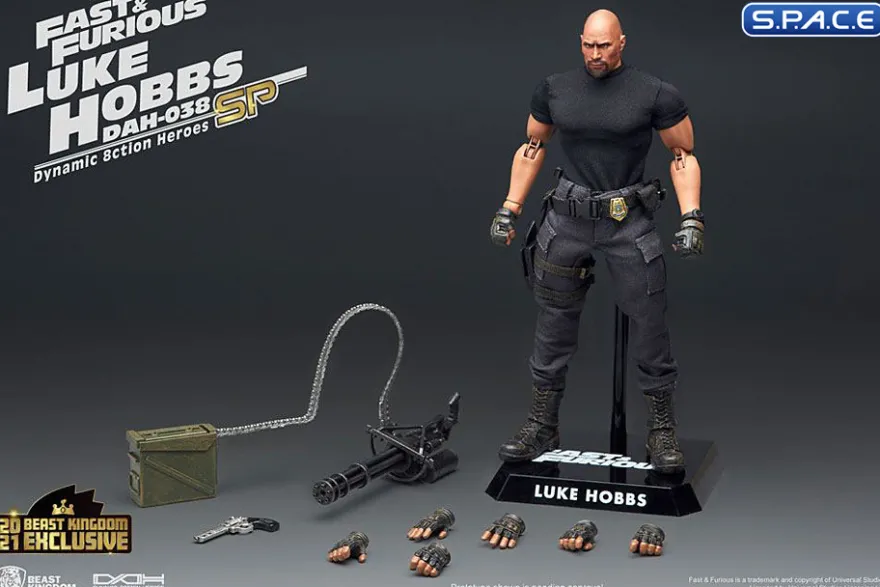 Luke Hobbs Dynamic 8ction Heroes Beast Kingdom Exclusive