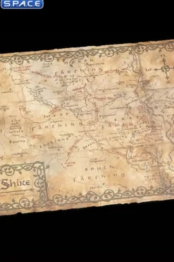 Map of the Shire - Parchment Art Print