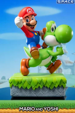 Mario and Yoshi Statue