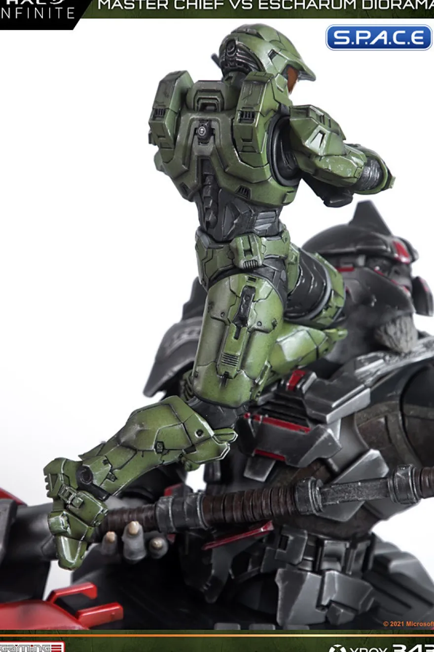 Master Chief vs. Escharum Diorama