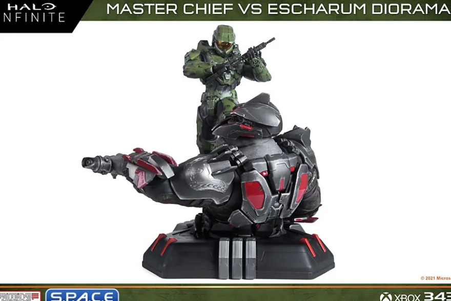 Master Chief vs. Escharum Diorama