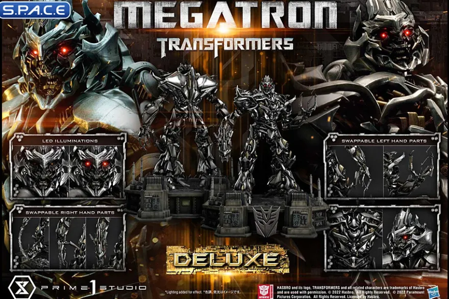 Megatron Deluxe Museum Masterline Statue