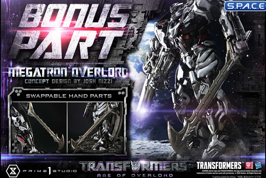 Megatron Overlord »Concept by Josh Nizzi« Museum Masterline Statue