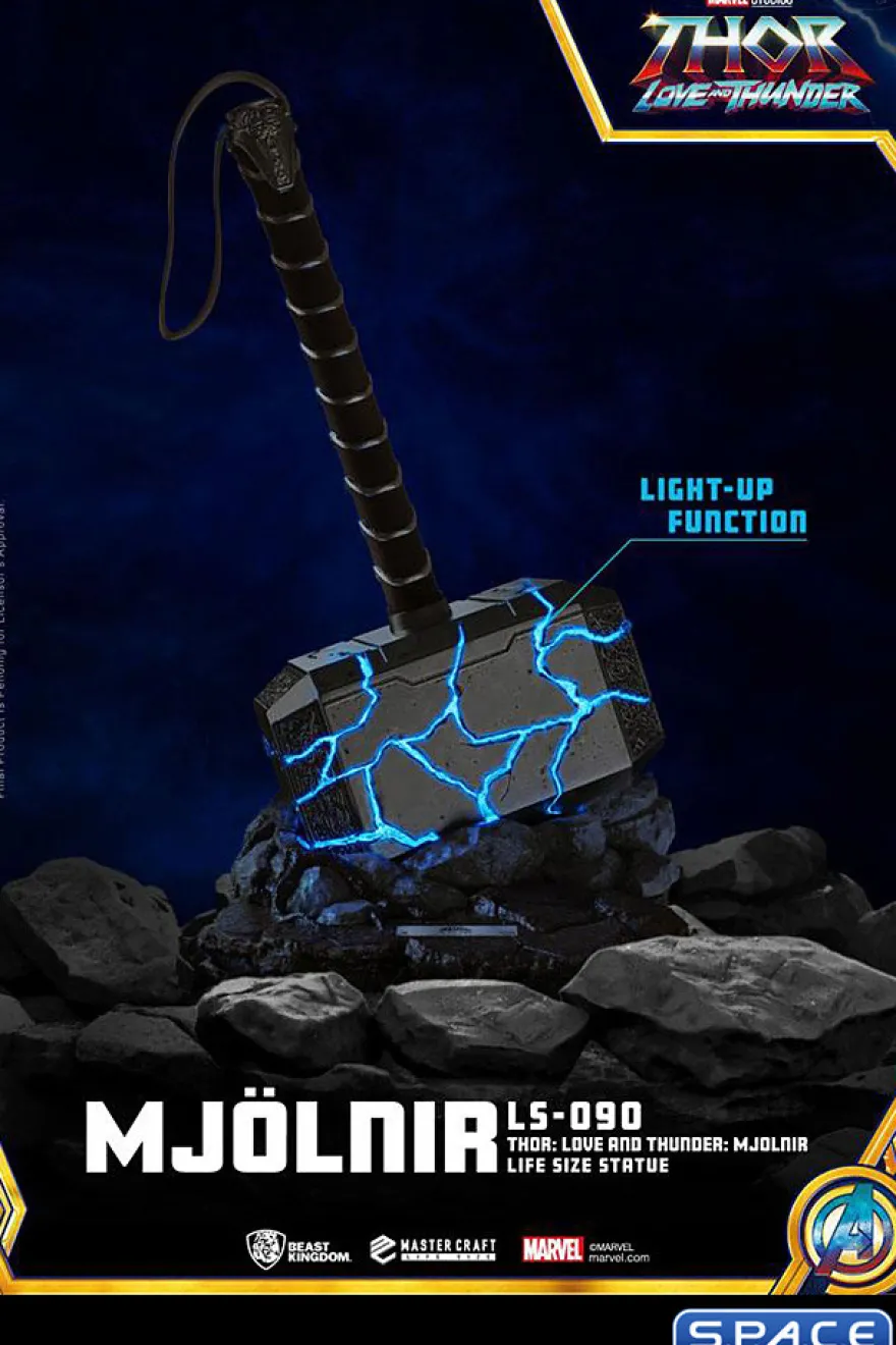 1:1 Mjolnir Life-Size Statue