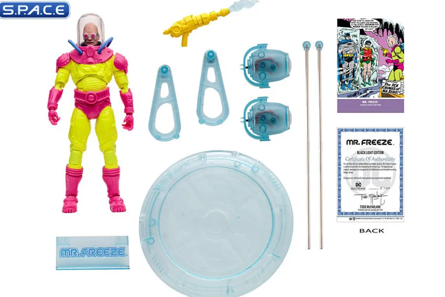 Mr. Freeze from The Ice Crimes of Mr. Zero - Black Light Edition