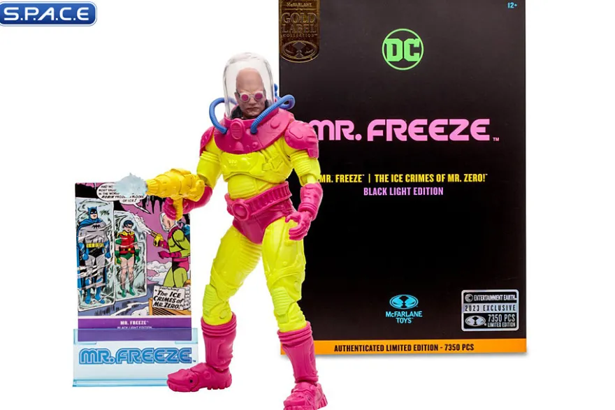 Mr. Freeze from The Ice Crimes of Mr. Zero - Black Light Edition