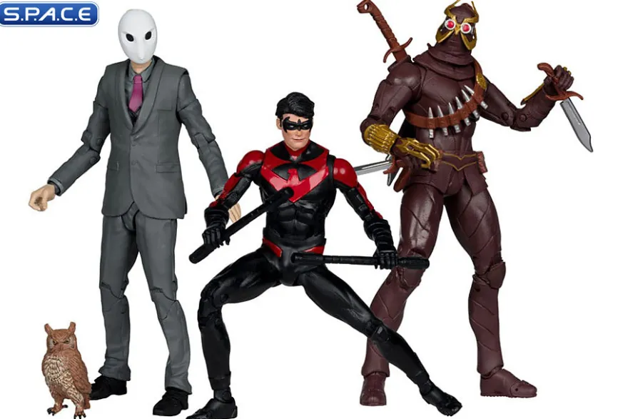 Nightwing vs. Talon & Owl from Batman: The Court of Owls 3-Pack (DC Multiverse)