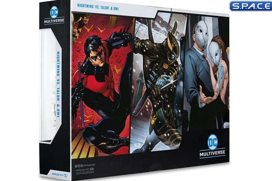 Nightwing vs. Talon & Owl from Batman: The Court of Owls 3-Pack (DC Multiverse)