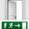 Notausgangsschild »Zombie Version 1«