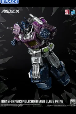Optimus Prime MDLX Collectible Figure - Shattered Glass Version