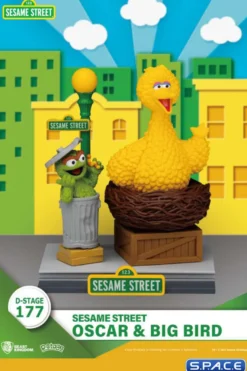 Oscar & Big Bird Diorama Stage 177