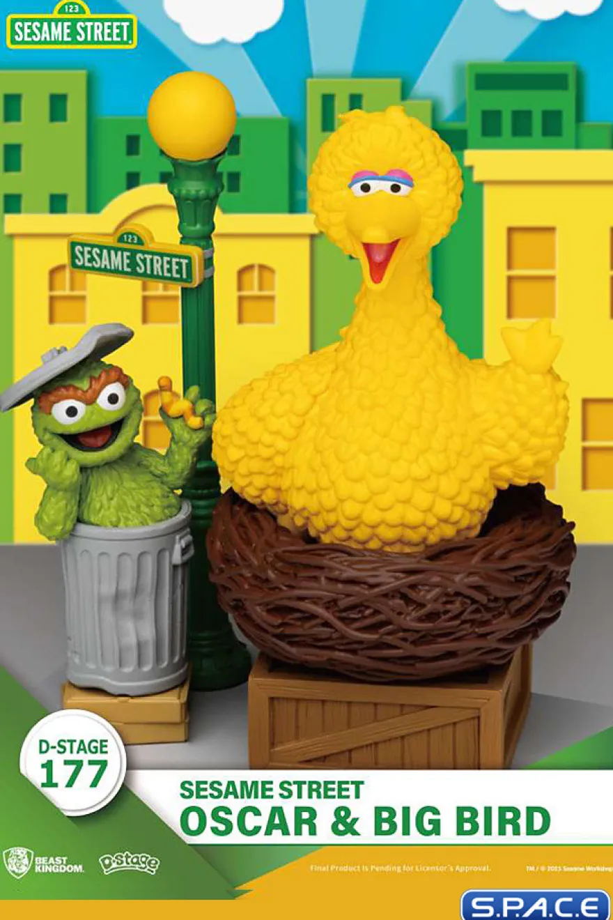 Oscar & Big Bird Diorama Stage 177