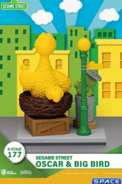 Oscar & Big Bird Diorama Stage 177