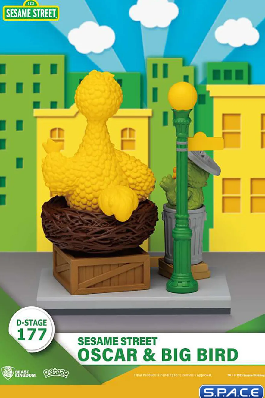 Oscar & Big Bird Diorama Stage 177