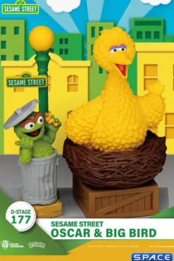Oscar & Big Bird Diorama Stage 177