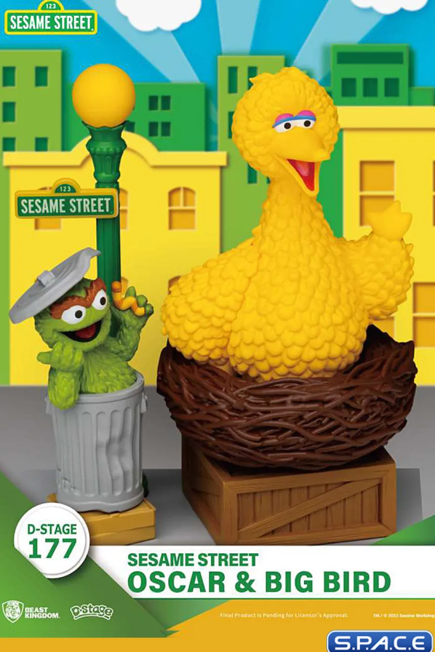Oscar & Big Bird Diorama Stage 177