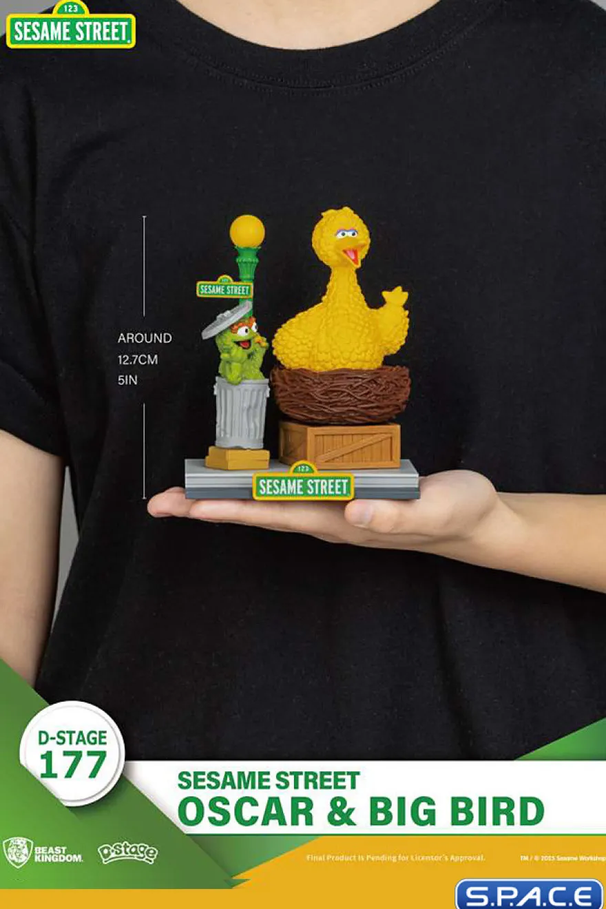 Oscar & Big Bird Diorama Stage 177
