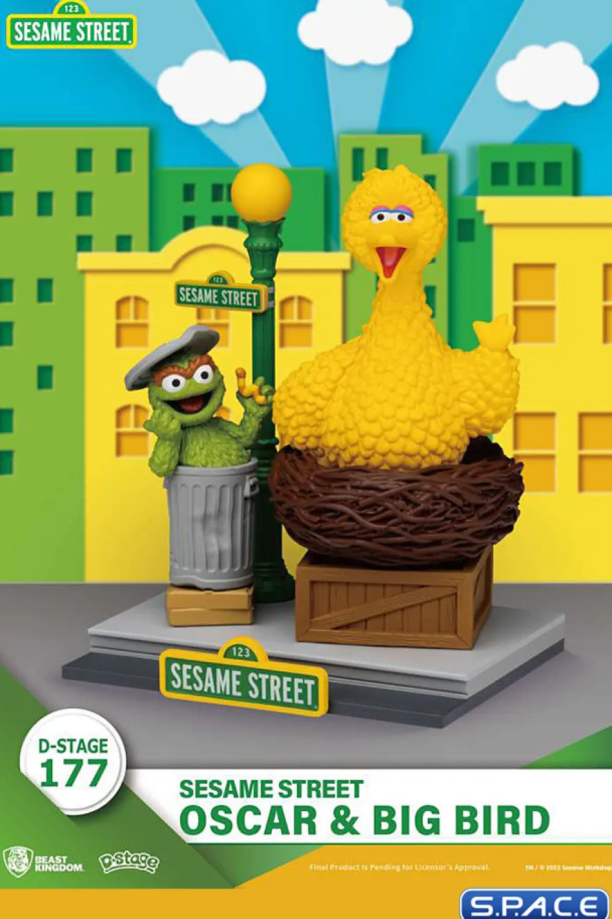 Oscar & Big Bird Diorama Stage 177