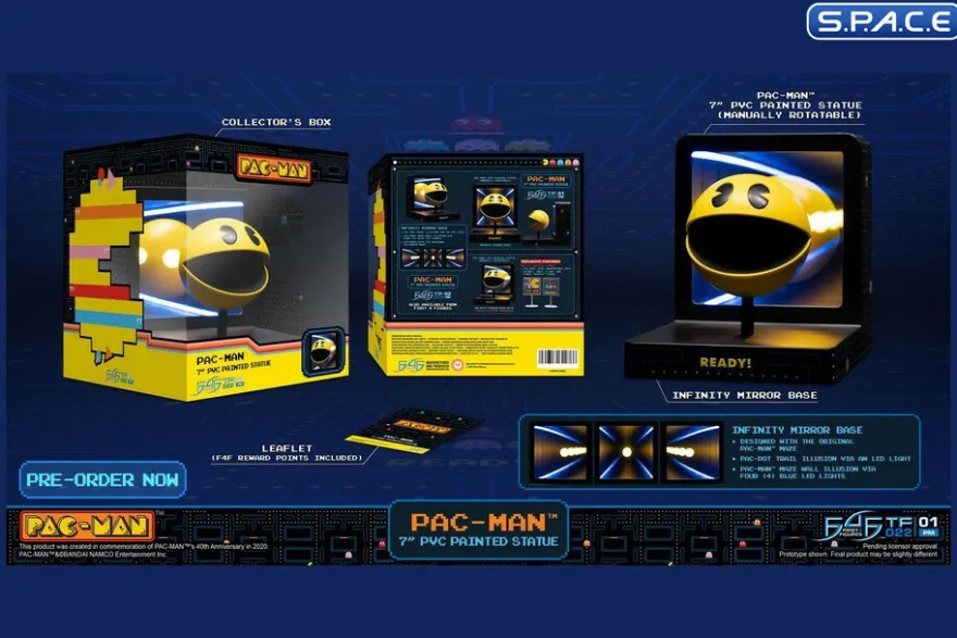 Pac-Man PVC Statue