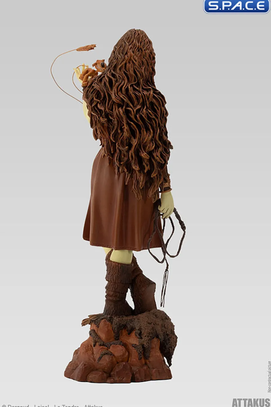 Pelisse mit Pelzchen Statue - Sepia Version
