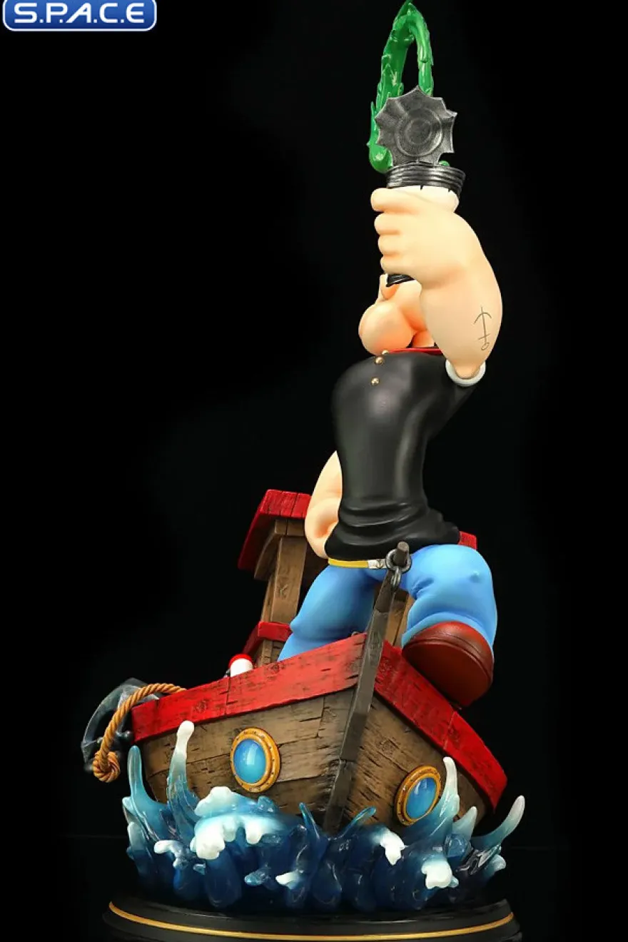Popeye Statue - Olive Boat Version
