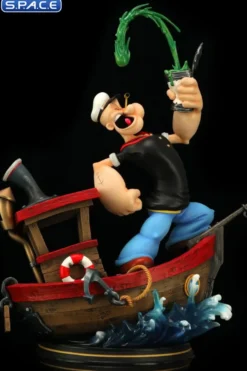 Popeye Statue - Olive Boat Version