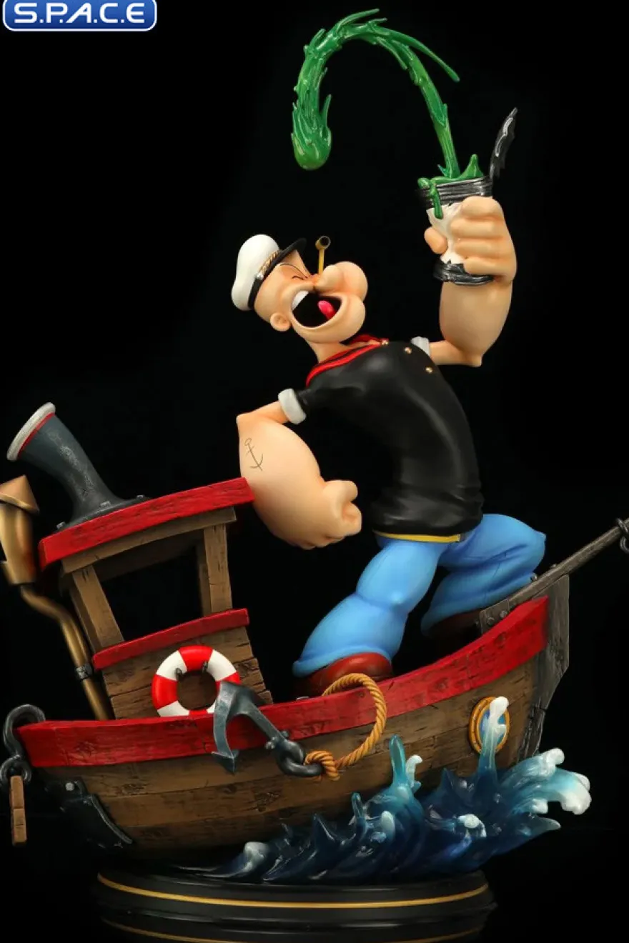 Popeye Statue - Olive Boat Version