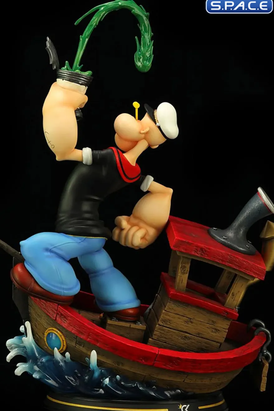 Popeye Statue - Olive Boat Version